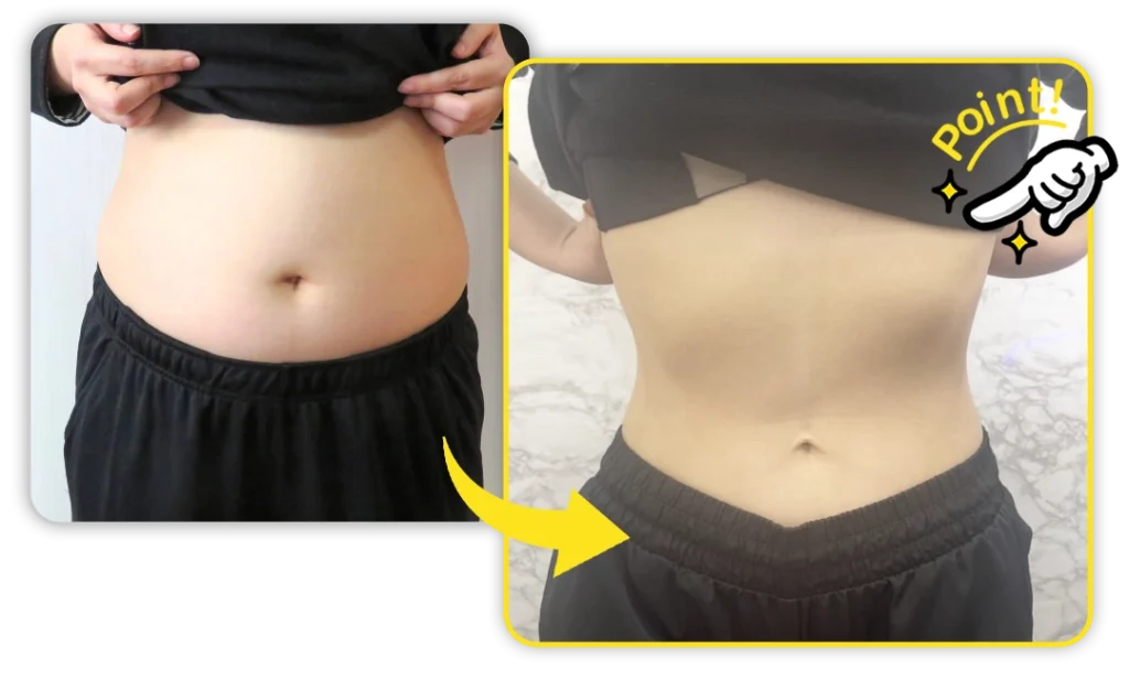 最短くびれ作りダイエット：利府/塩釜/多賀城パーソナルジム リアルボディ多賀城店では独自の機能改善メソッドで内臓の位置を元戻し、姿勢を改善しながらぽっこりお腹を解消！理想のボディメイクをいたします！